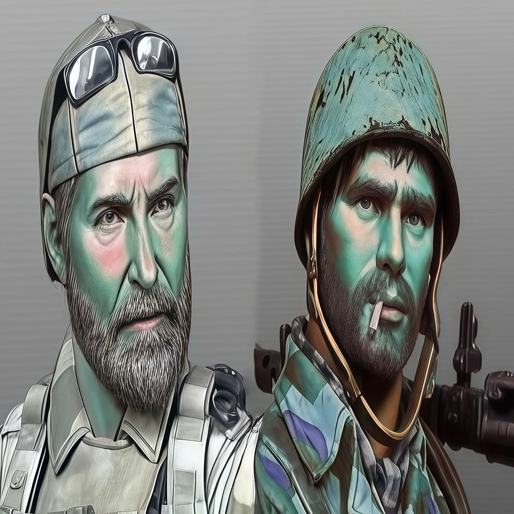 1/10 Modern Soldiers, 6 Figures, Resin Model Figure Kit, Unassembled and Unpainted