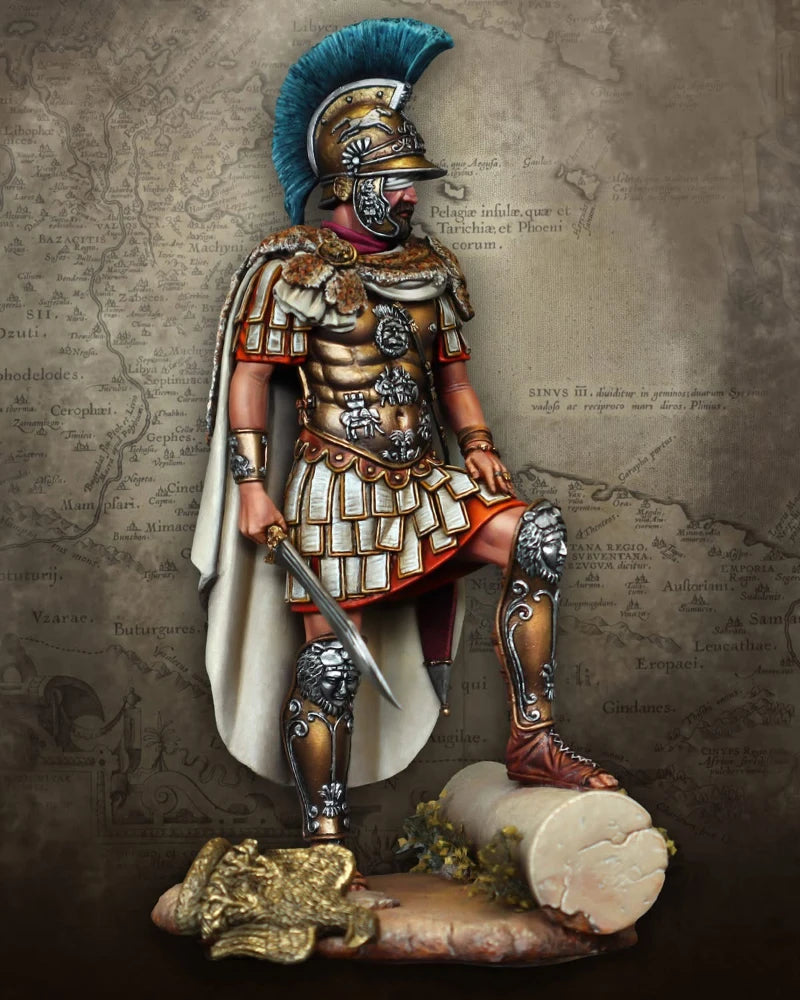 90mm Ancient Roman Commander, Resin Model Figure Kit, Unassembled and Unpainted