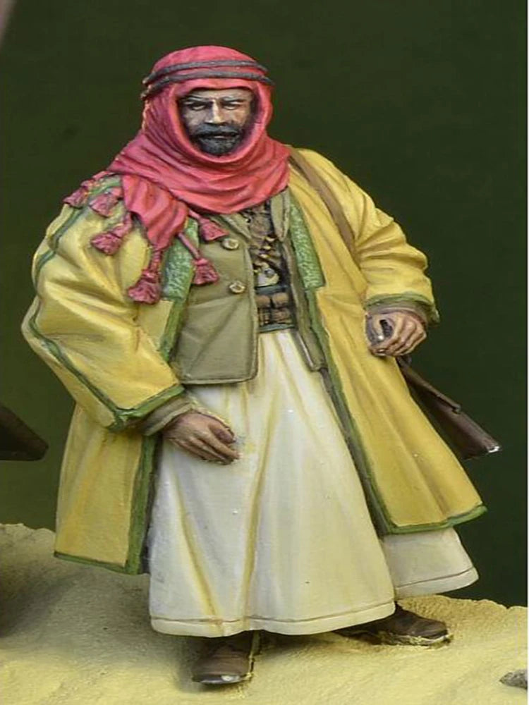 1/35 WWI Arab Warrior, Resin Model Figure Kit, Unassembled and Unpainted