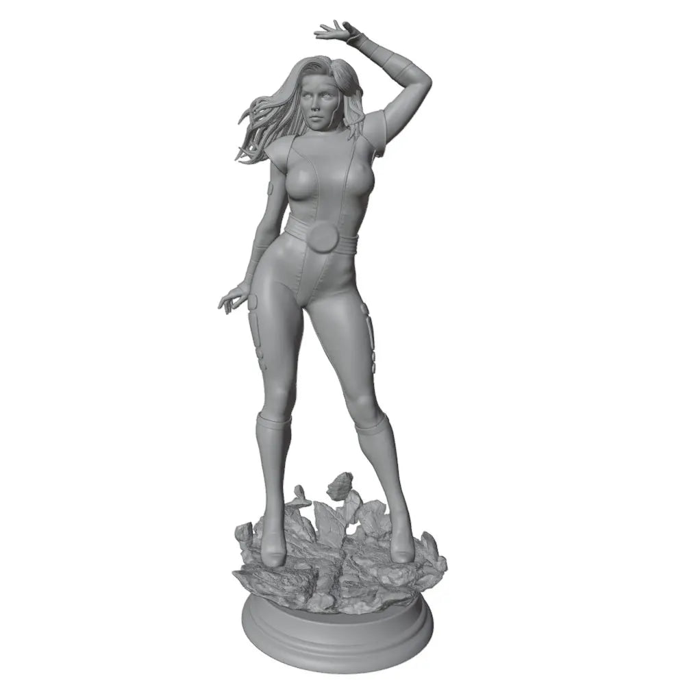 1/24 Superhero Female, Resin Model Figure Kit, Unassembled and Unpainted