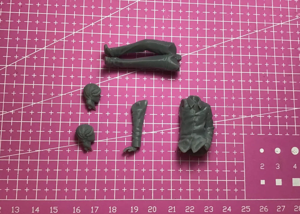 1/24 Kabedon Anime, Resin Model Figure Kit, Anime Theme, Unassembled and Unpainted