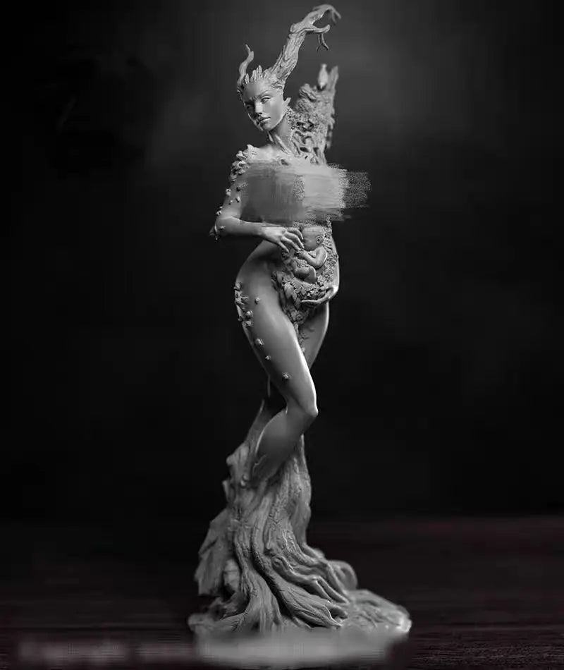 1/24 Dark Fantasy Demon, Resin Model Bust Kit, Fantasy Theme, Unassembled and Unpainted