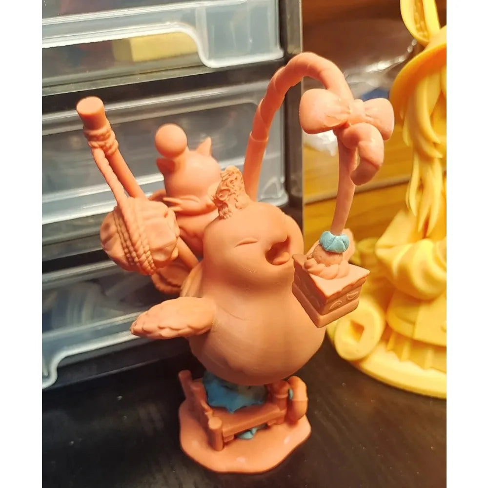 Chibi Creature, Resin Model Figure Kit, Anime Theme, Unassembled and Unpainted