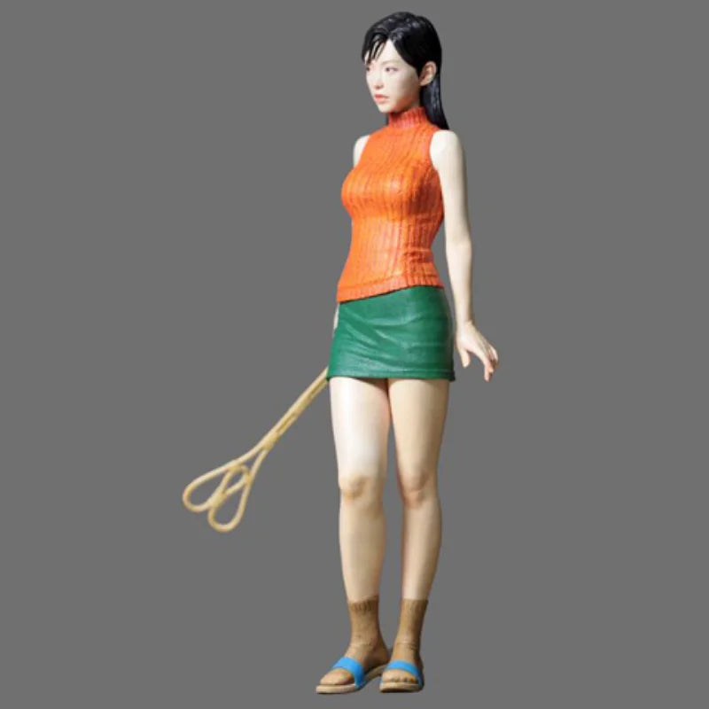 1/8 Female in Casual Wear, Resin Model Figure Kit, Anime Theme, Unassembled and Unpainted