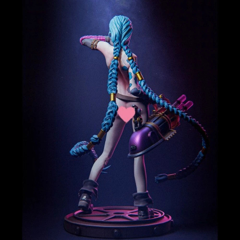 Anime Cyberpunk Female Warrior — Resin Figure