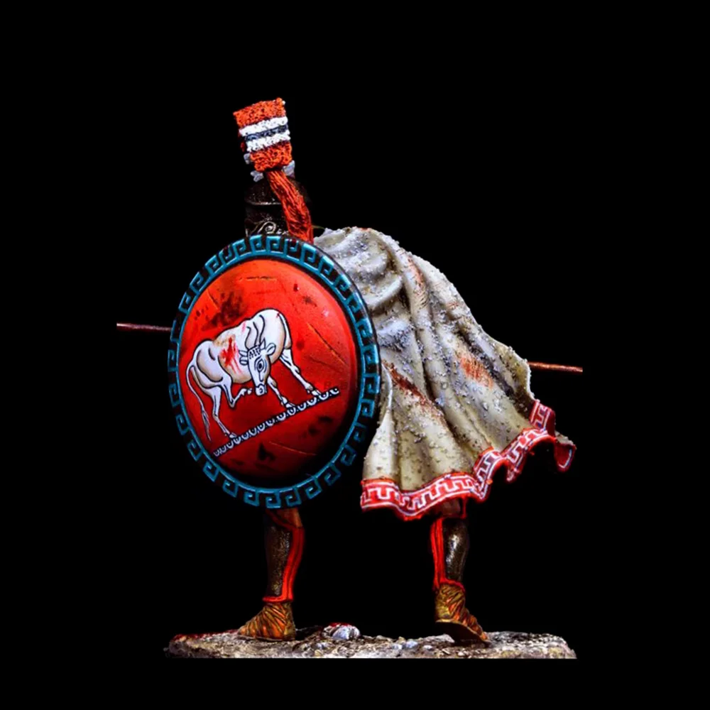 32mm Ancient Spartan Hoplite, Resin Model Figure Kit, Unassembled and Unpainted