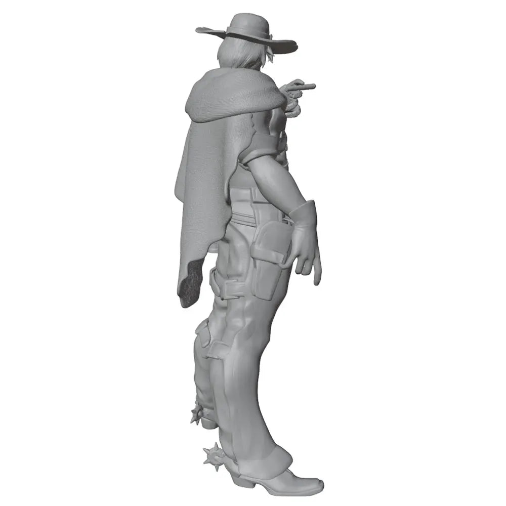 75mm Western Cowboy Gunslinger, Resin Model Figure Kit, Historical Theme, Unassembled and Unpainted