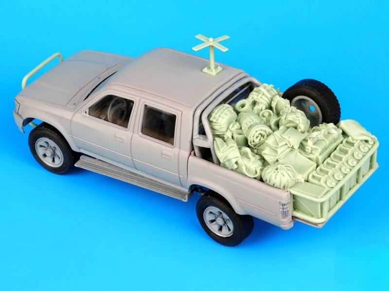 1/35 Modern US Special Forces Pickup Truck, Resin Model Vehicle Kit, Unassembled and Unpainted