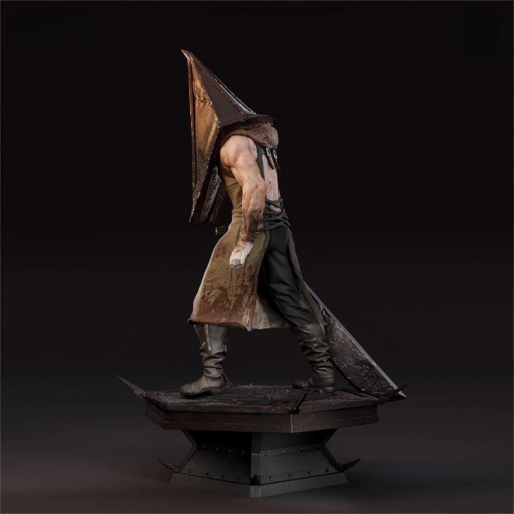 260mm Pyramid Head, Resin Model Figure Kit, Fantasy Theme, Unassembled and Unpainted