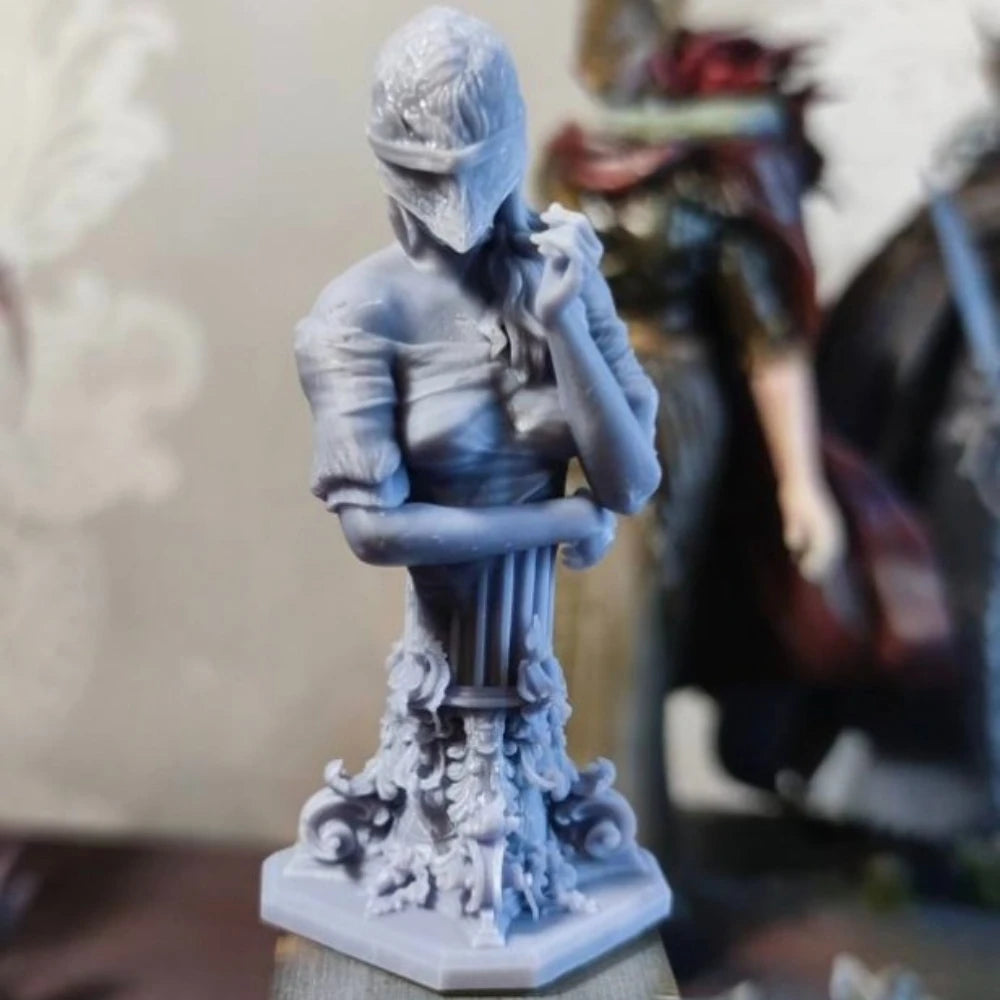 55mm Queen, Resin Model Bust Kit, Fantasy Theme, Unassembled and Unpainted