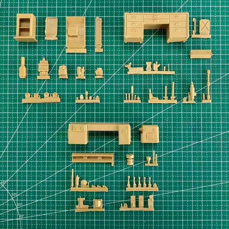 1/35 Modern Workshop Equipment, Resin Model Accessory Kit, Unpainted