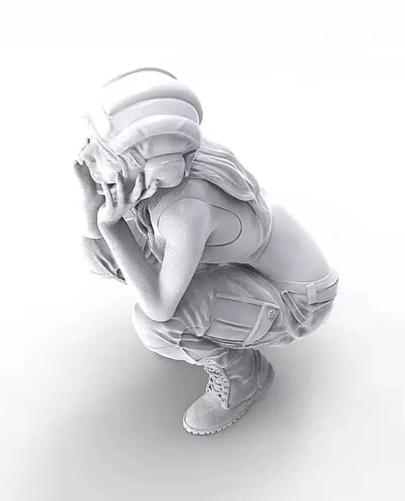 1/20 Paige Character, Resin Model Figure Kit, Anime Theme, Unassembled and Unpainted