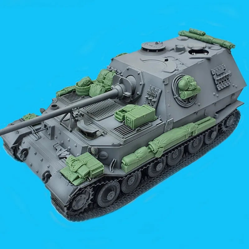 1/35 WWII German Elefant Tank Destroyer, Resin Model Accessory Kit, Unpainted