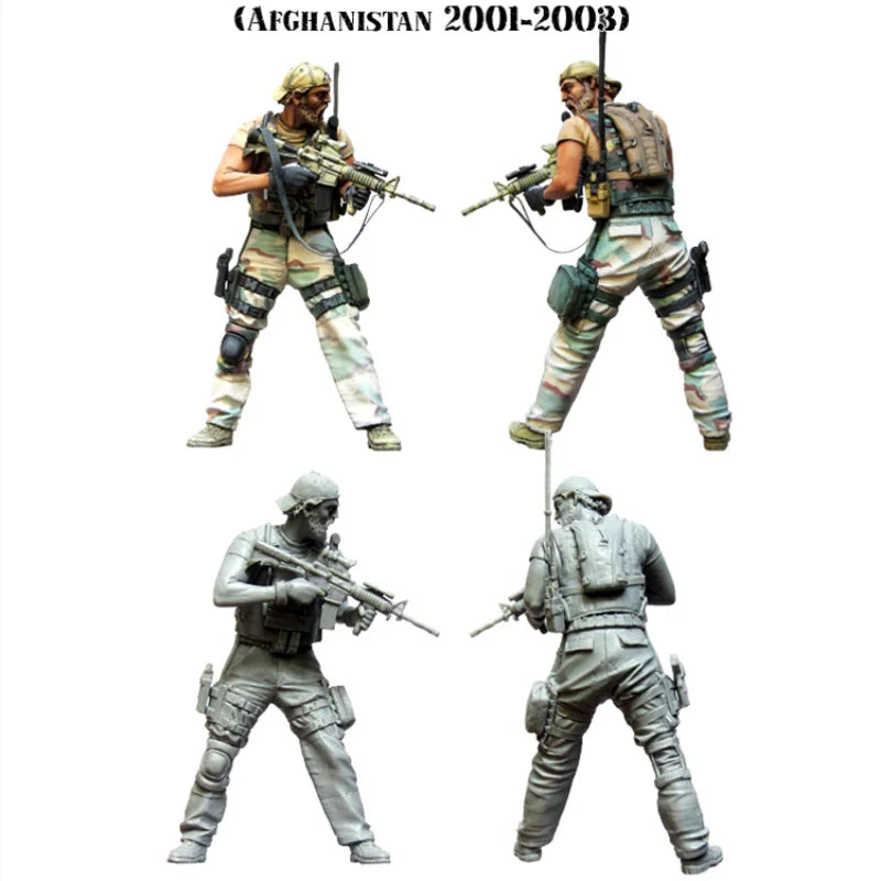 1/35 Modern US Tactical Operator in Ready Stance, Resin Model Figure Kit, Unassembled and Unpainted