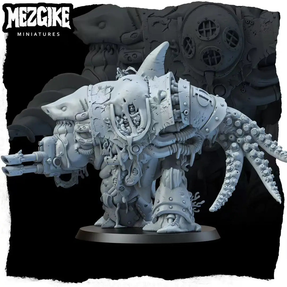 32mm Abhorrent Dredgebrute, Resin Model Figure Kit, Fantasy Theme, Unassembled and Unpainted