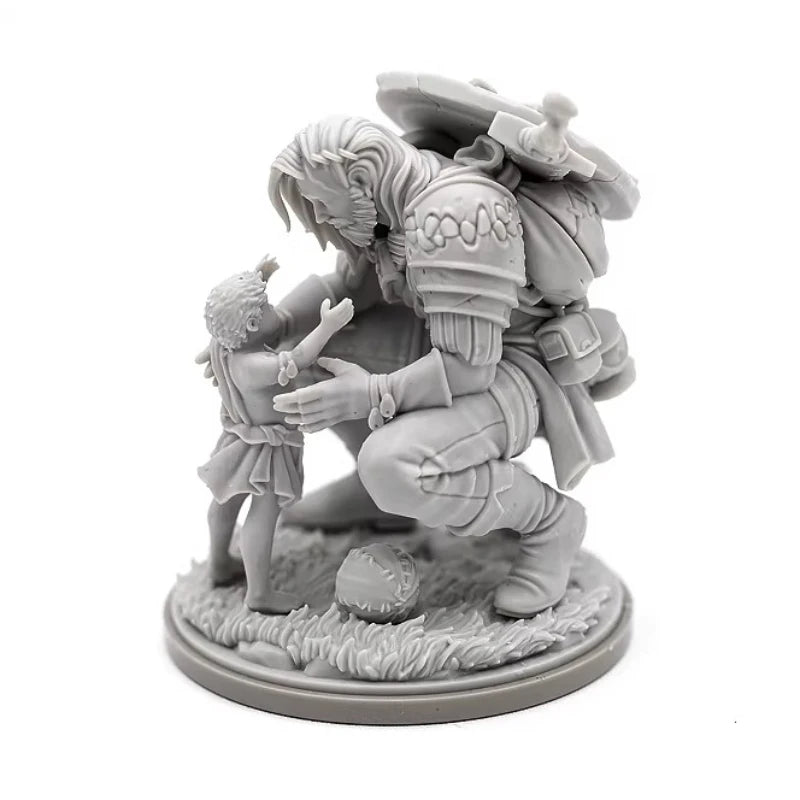 38mm Chief Guard, Resin Model Figure Kit, Fantasy Theme, Unassembled and Unpainted