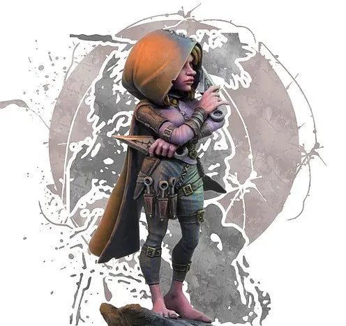 1/24 Female Sorceress, Resin Model Figure Kit, Fantasy Theme, Unassembled and Unpainted