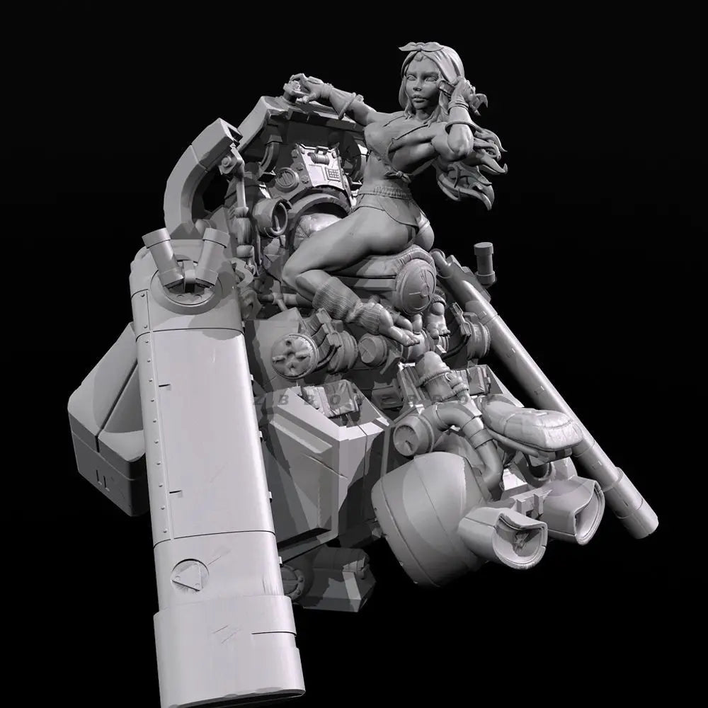 Medieval Fantasy Werewolf Warriors, 8 Figures, Resin Model Figure Kit, Unassembled and Unpainted