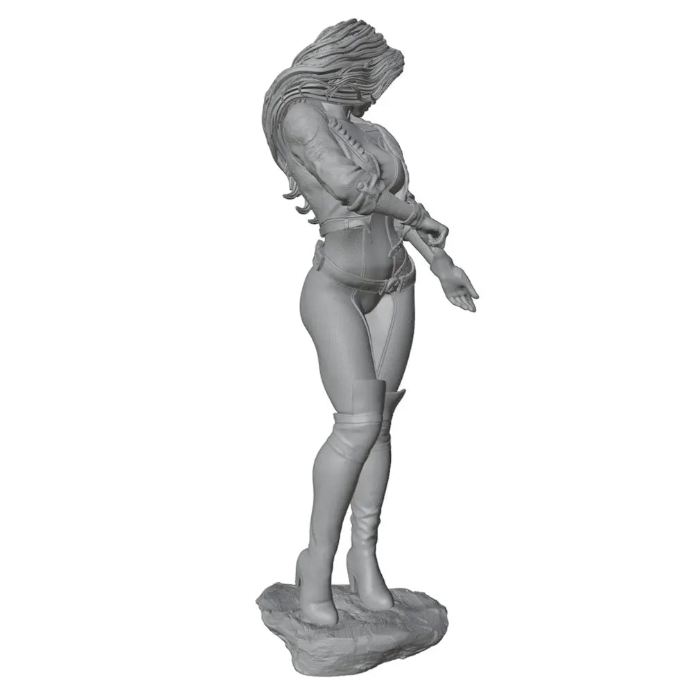 1/24 Pin-up Woman, Resin Model Figure Kit, Unassembled and Unpainted