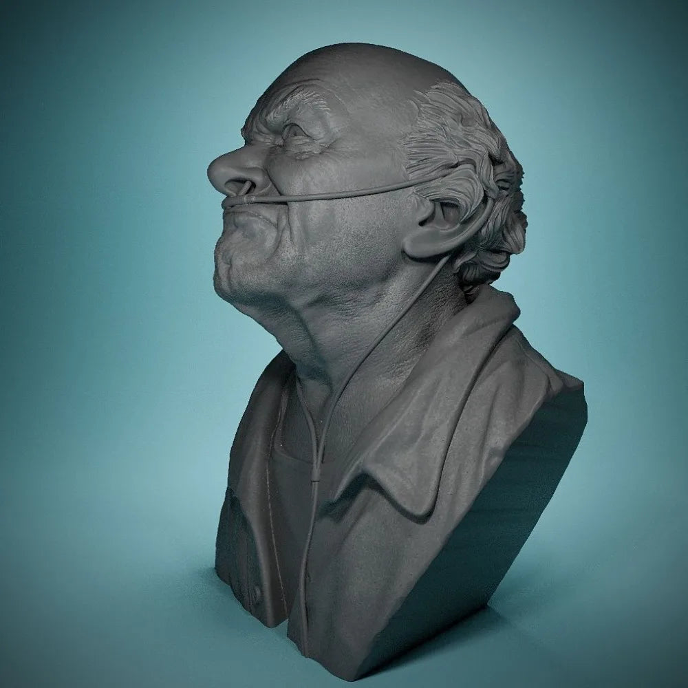 80mm Film & Television Character, Resin Model Bust Kit, Historical Theme, Unassembled and Unpainted