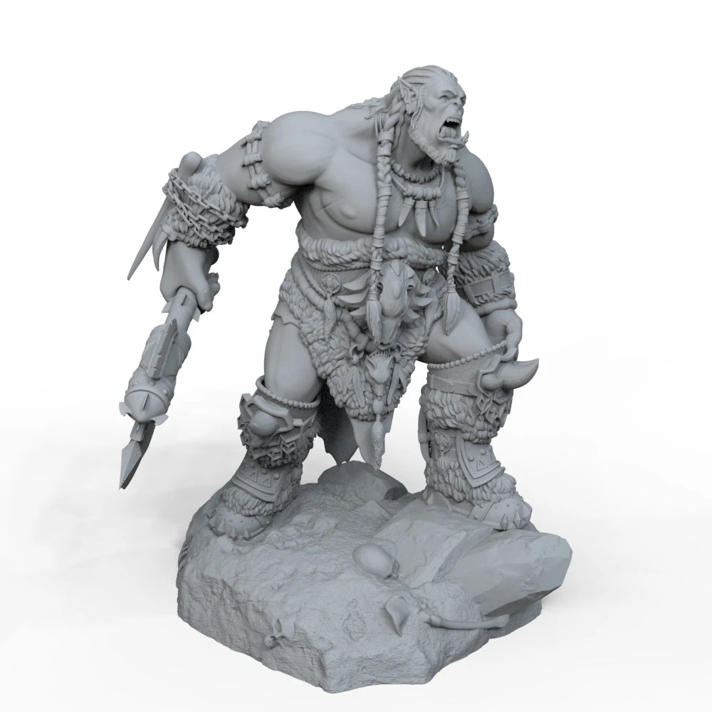 1/35 ORC Warriors, 5 Figures, Resin Model Figure Kit, Fantasy Theme, Unassembled and Unpainted