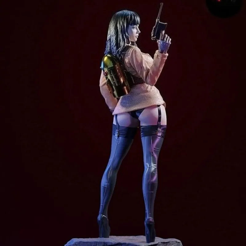 1/24 Commando with Rocket Launcher Pack, Resin Model Figure Kit, Sci-Fi Theme, Unassembled and Unpainted