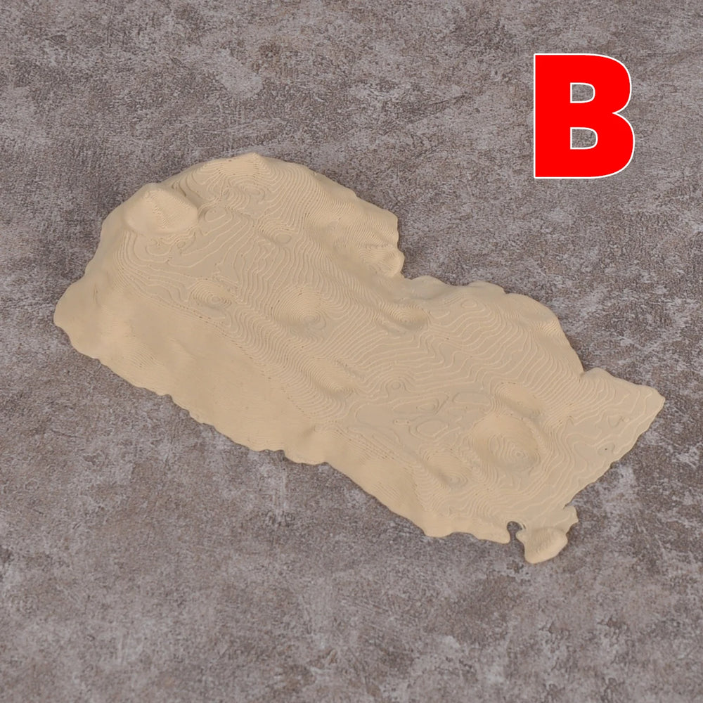 1/64 Gobi Desert Landscape, Resin Model Diorama Kit, Unassembled and Unpainted