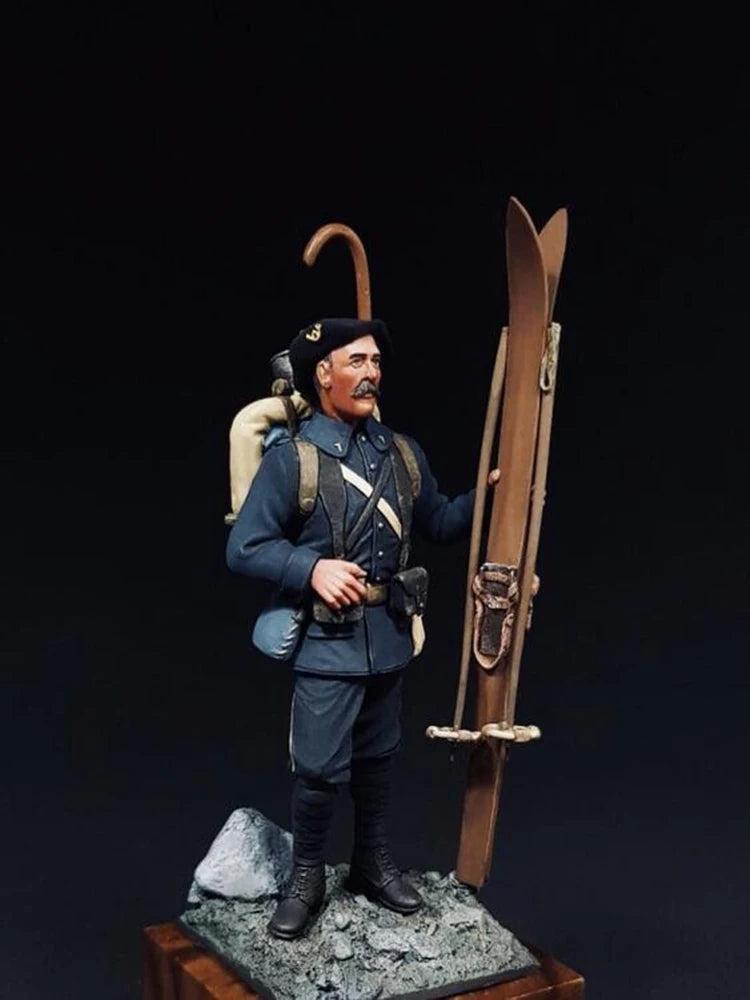 1/24 WWI Officer, Resin Model Figure Kit, Unassembled and Unpainted