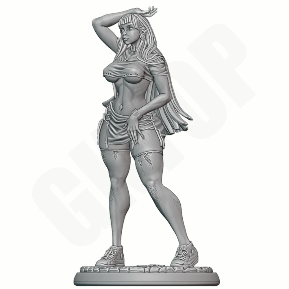 1/24 Night Stalker, 2 Figures, Resin Model Figure Kit, Fantasy Theme, Unassembled and Unpainted