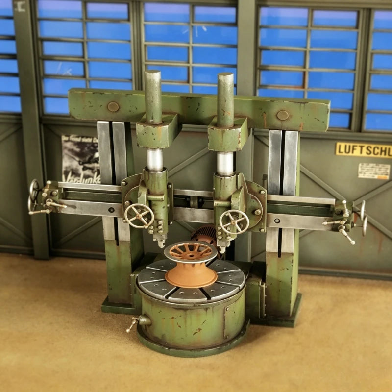 1/35 Gravity Milling Machine Processing Table, Resin Model Accessory Kit, Historical Theme, Unpainted
