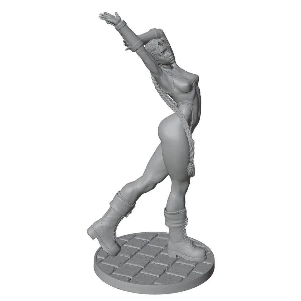 1/24 1/24 Anime Pin-Up, Resin Model Figure Kit, Unassembled and Unpainted