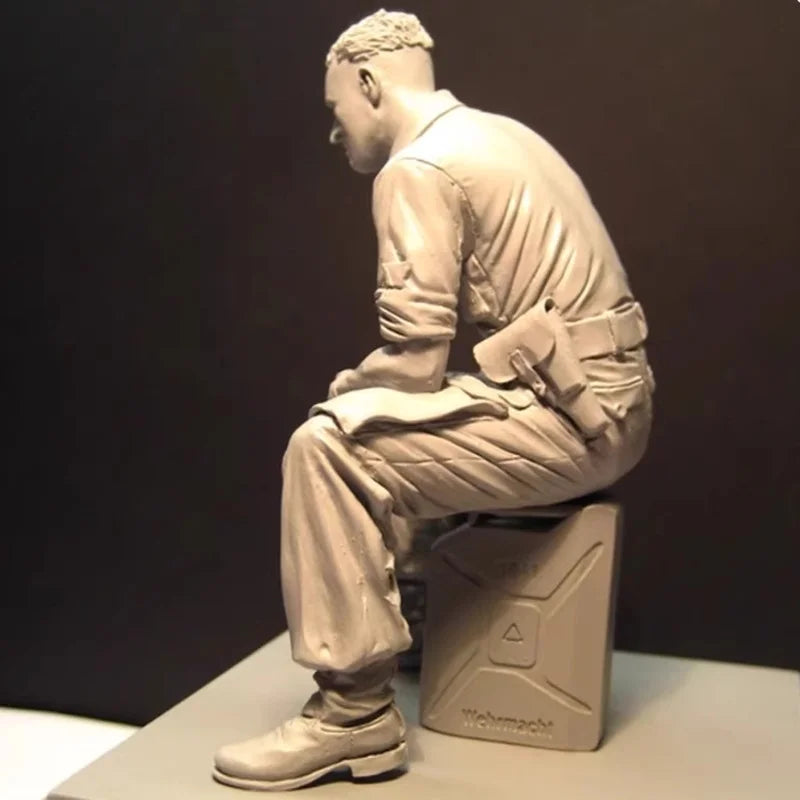 1/16 WWI French Soldier, Resin Model Figure Kit, Unassembled and Unpainted