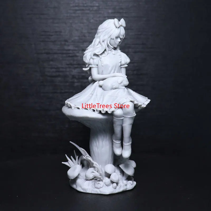 75mm Magical Girl Alice, Resin Model Figure Kit, Anime Theme, Unassembled and Unpainted