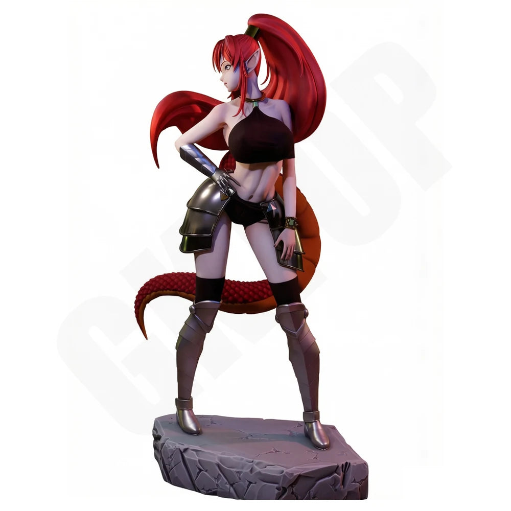 1/24 Armored Demon Females, 2 Figures, Resin Model Figure Kit, Fantasy Theme, Unassembled and Unpainted