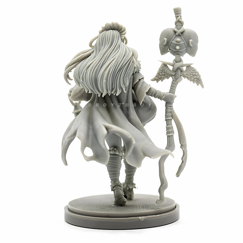 38mm Dark Fantasy Witch with Wings, Resin Model Figure Kit, Fantasy Theme, Unassembled and Unpainted