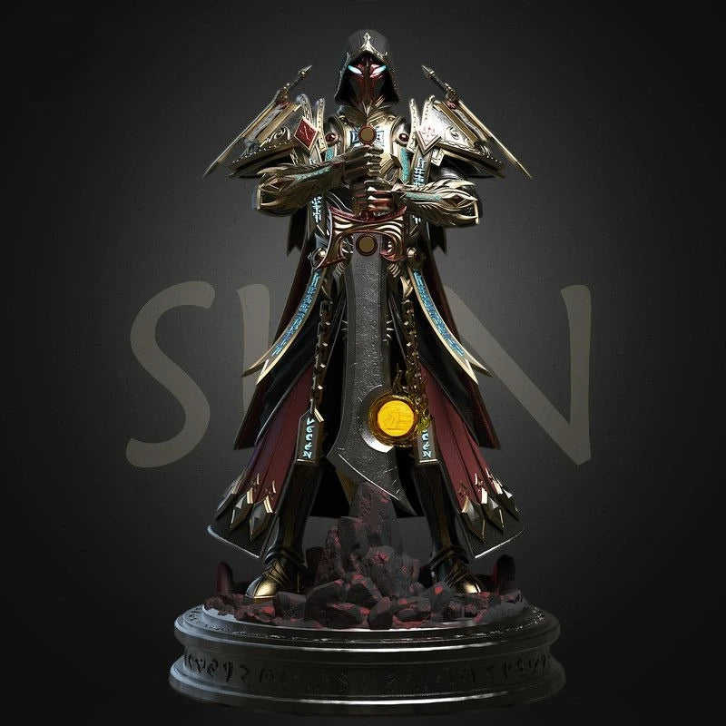 150mm Saint Knight, Resin Model Figure Kit, Fantasy Theme, Unassembled and Unpainted
