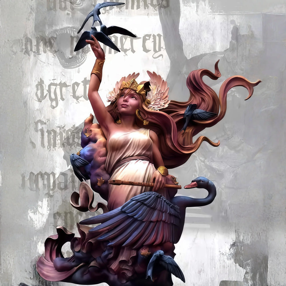 1/12 Goddess of Peace, Resin Model Bust Kit, Fantasy Theme, Unassembled and Unpainted