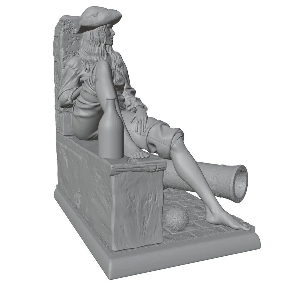 1/24 WWI Artillery Girls, 6 Figures, Resin Model Figure Kit, Unassembled and Unpainted