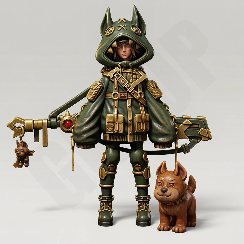 1/24 Tactical Demon Warrior, 3 Figures, Resin Model Figure Kit, Fantasy Theme, Unassembled and Unpainted