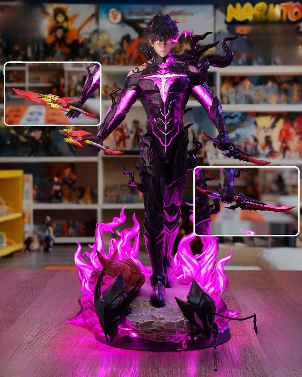 260mm Sung Jin-woo, Resin Model Figure Kit, Anime Theme, Unassembled and Unpainted