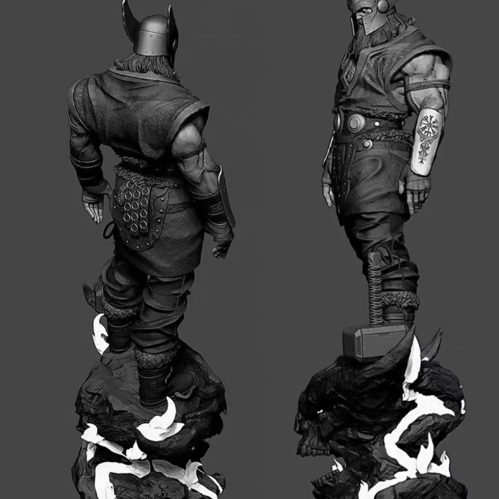 Odin King of Gods, Resin Model Figure Kit, Mythology Theme, Unassembled and Unpainted