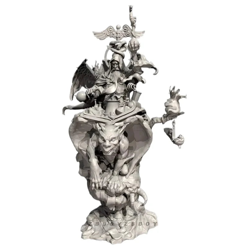110mm Dark Fantasy Demon, Resin Model Figure Kit, Fantasy Theme, Unassembled and Unpainted