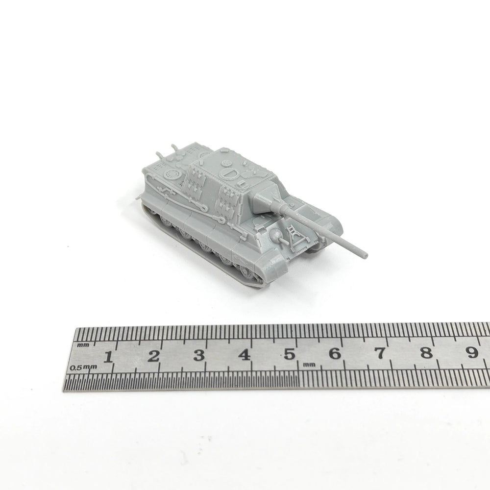 1/144 WWII German Jagdtiger, Resin Model Vehicle Kit, Unassembled and Unpainted