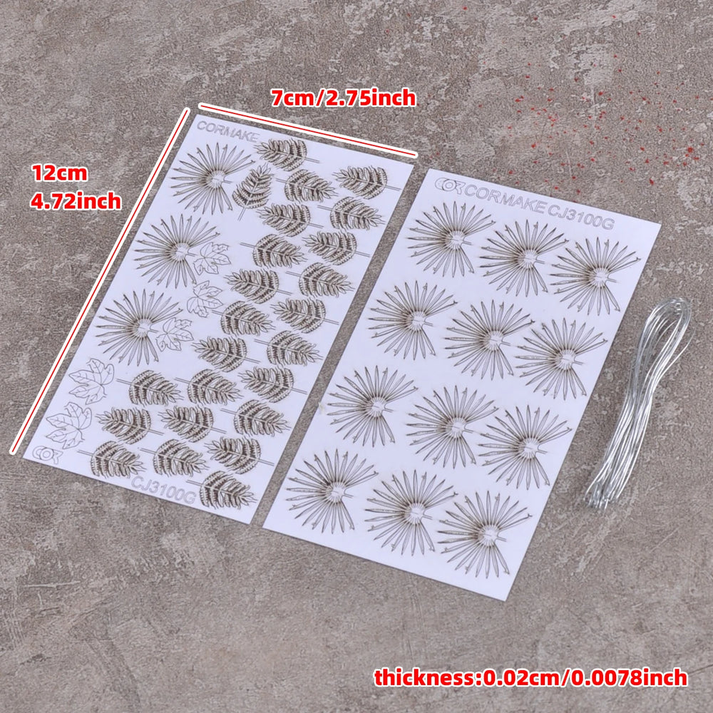 1/35 Botanical Vegetation, Resin Model Terrain Kit, Wildlife Theme, Unpainted
