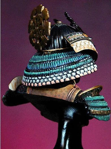 1/12 Medieval Japanese Samurai, 4 Figures, Resin Model Bust Kit, Unassembled and Unpainted