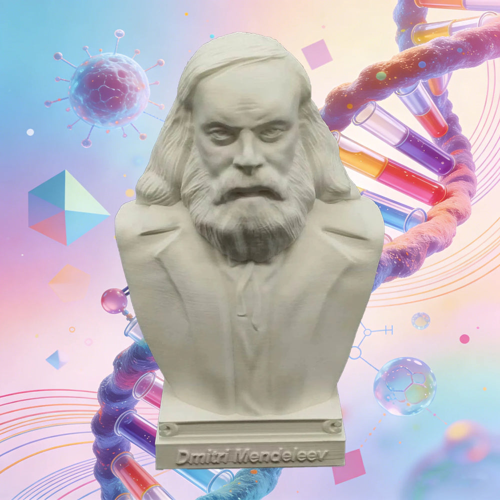 Historical Famous Scientists, 5 Figures, Resin Model Bust Kit, Historical Theme, Unassembled and Unpainted