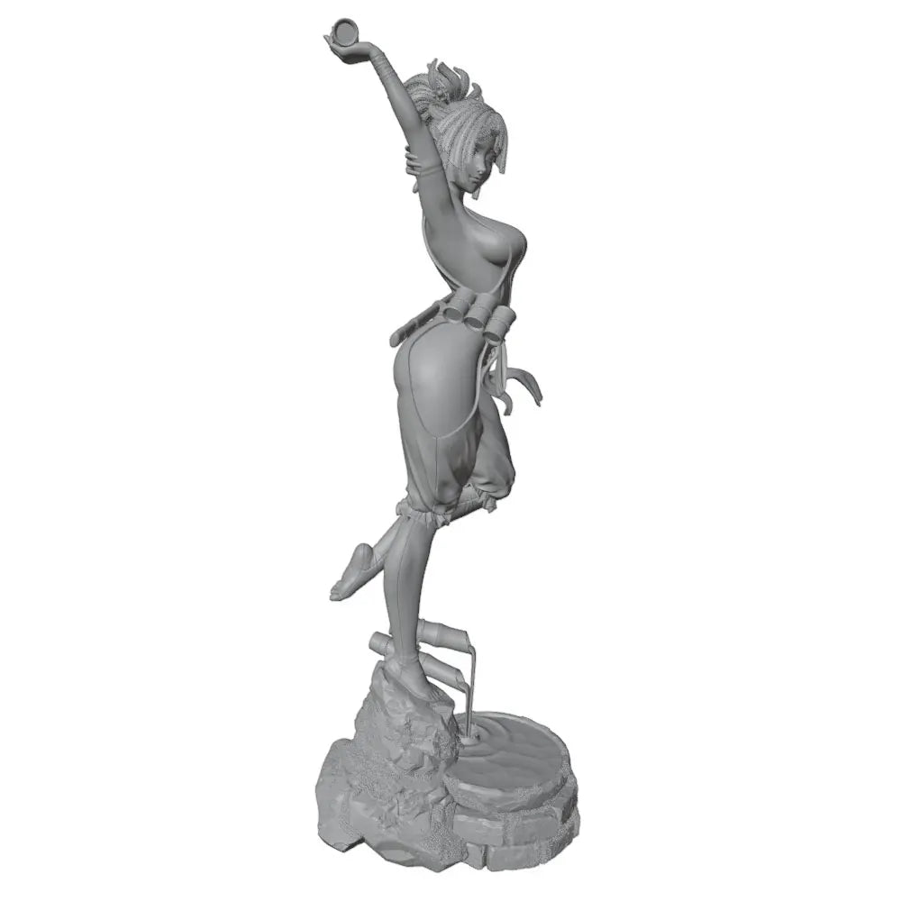 1/24 Anime Swordmaster, Resin Model Figure Kit, Anime Theme, Unassembled and Unpainted