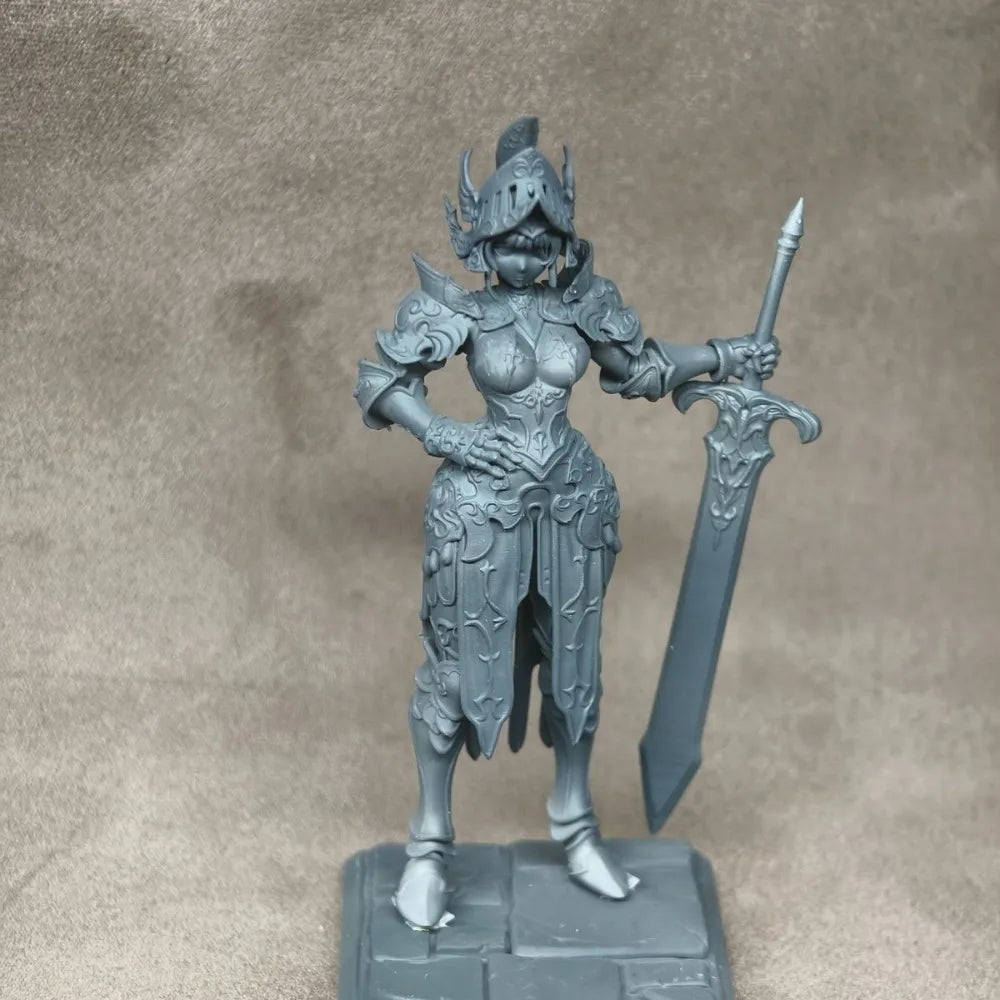 1/24 Medieval Female Knights, 5 Figures, Resin Model Figure Kit, Unassembled and Unpainted