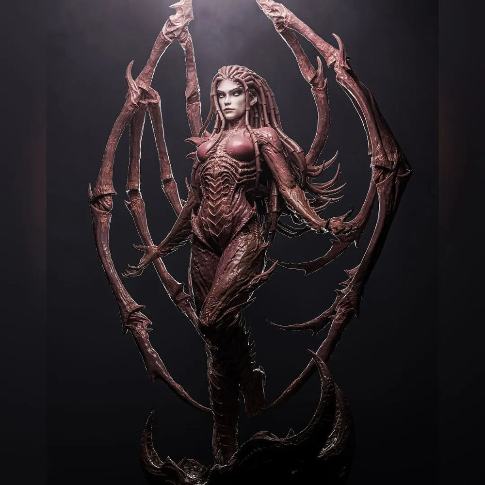 150mm Queen of Blades, Resin Model Figure Kit, Fantasy Theme, Unassembled and Unpainted