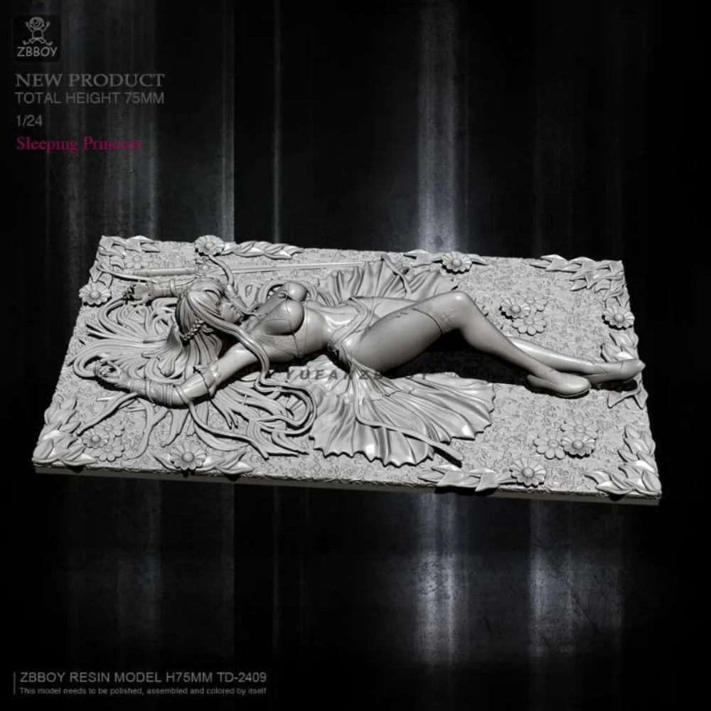 75mm Princess Nightmare, Resin Model Figure Kit, Unassembled and Unpainted